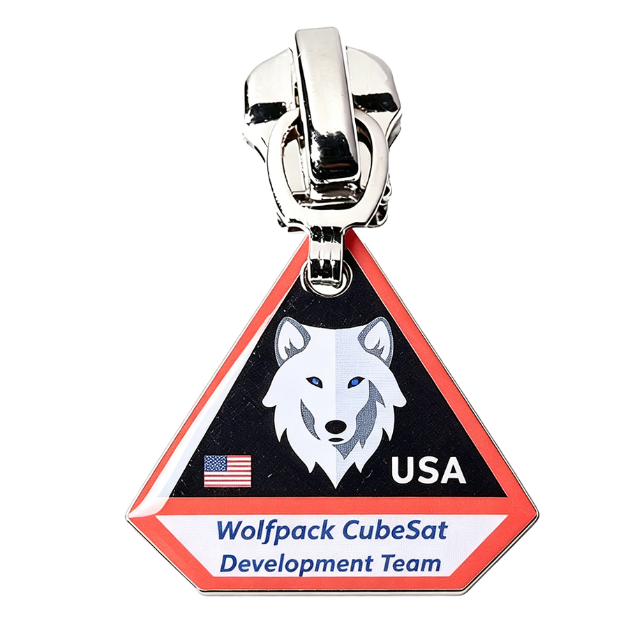Offset Printing Metal Zipper Pullers - Custom Patch