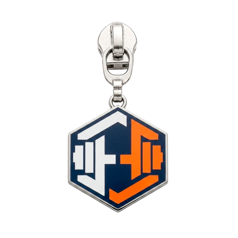 Offset Printing Metal Zipper Pullers - Custom Patch