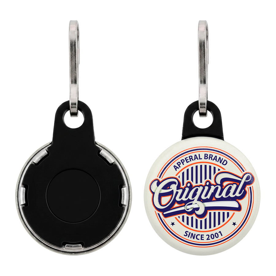 Button Zipper Pullers - Custom Patch
