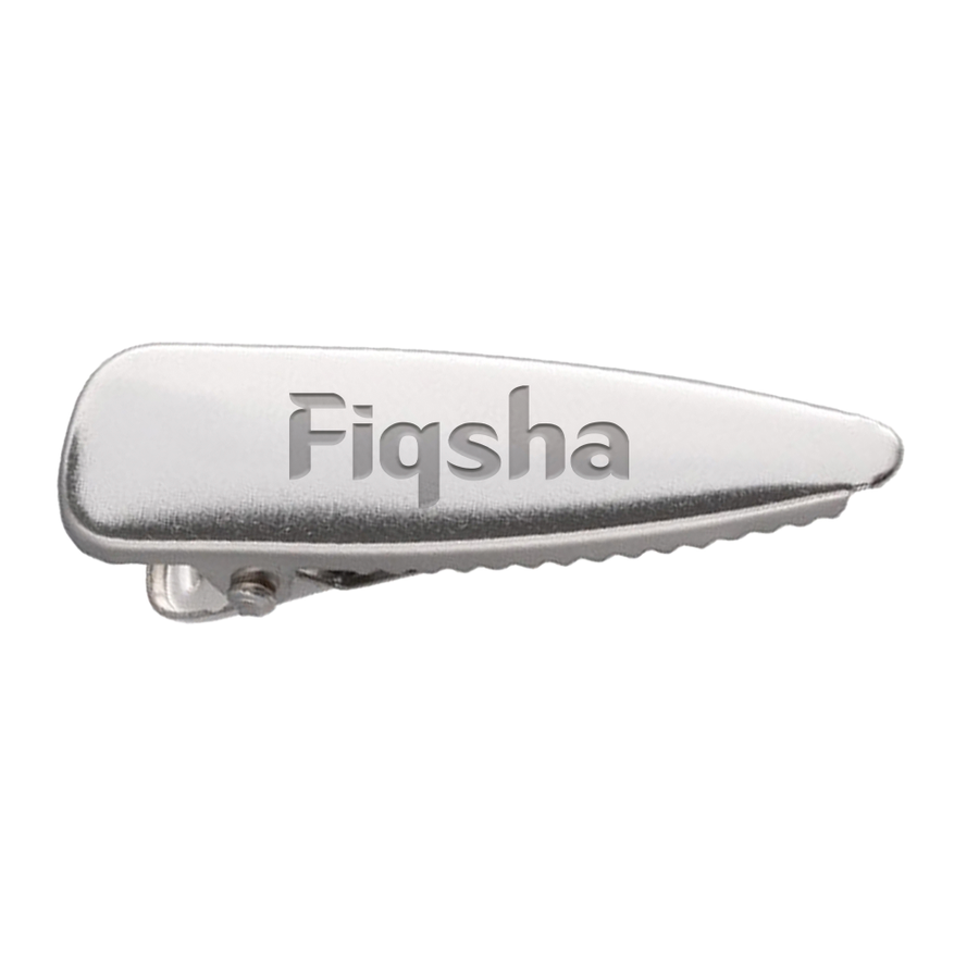 Laser Cut Metal Hair Clips - Custom Patch