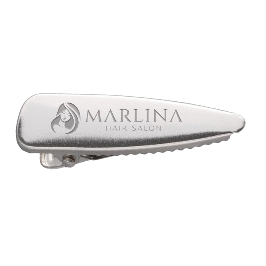 Laser Cut Metal Hair Clips - Custom Patch