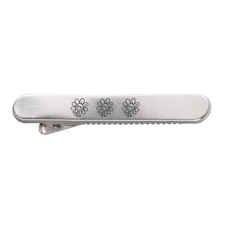 Laser Cut Metal Hair Clips - Custom Patch