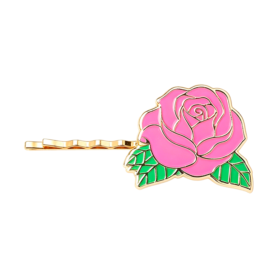 Soft Enamel Metal Hair Clips - Custom Patch