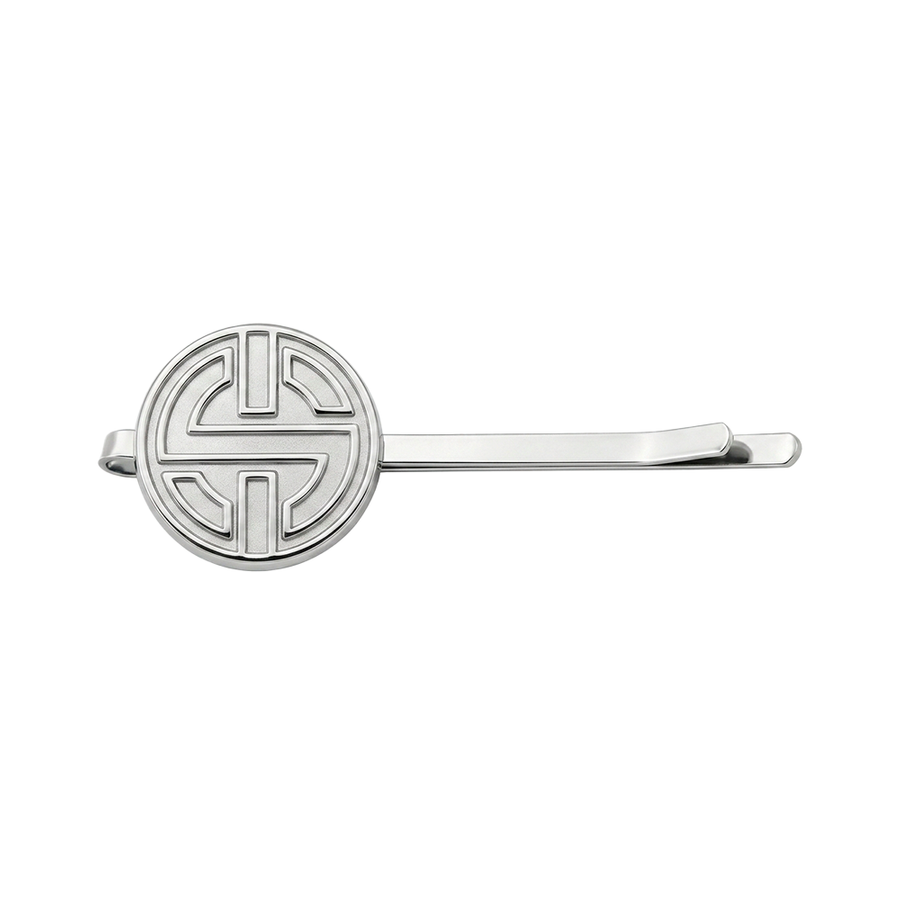 Die Struck Metal Hair Clips - Custom Patch