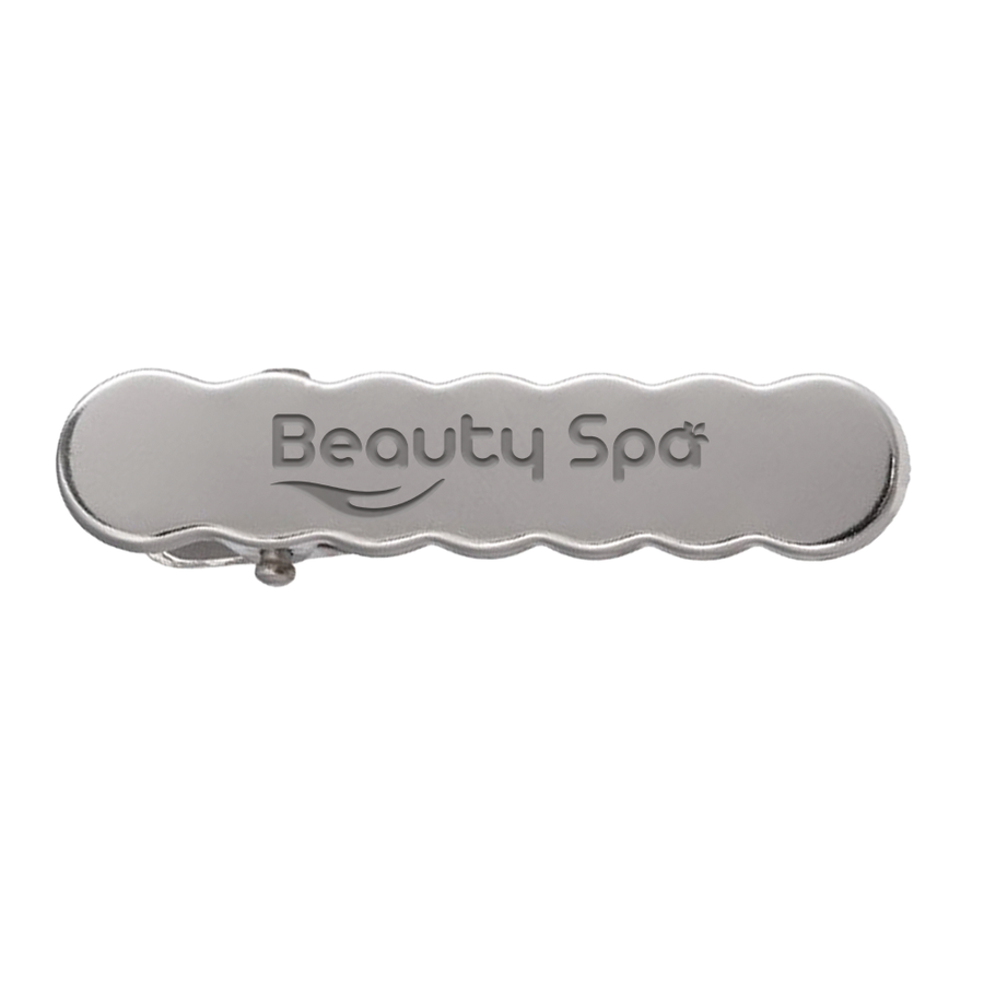 Laser Cut Metal Hair Clips - Custom Patch