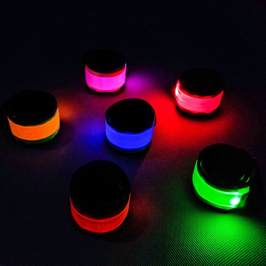 Light Up Slap Wristbands - Custom Patch