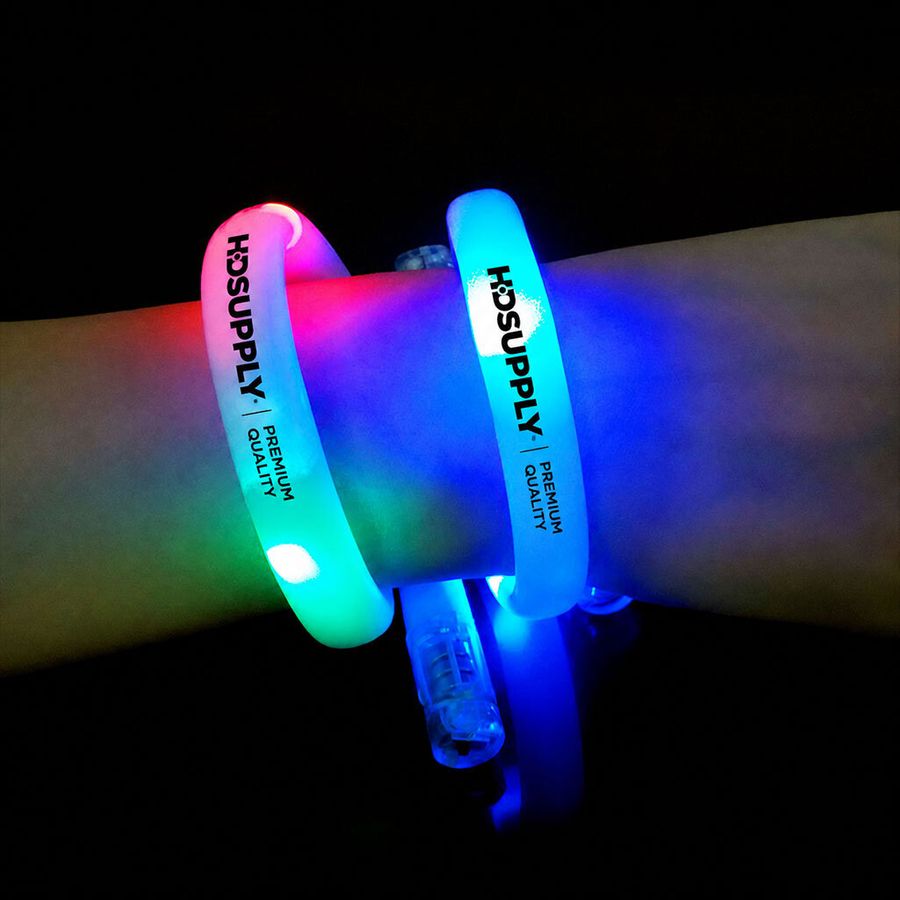 Glow Tube Wristbands - Custom Patch