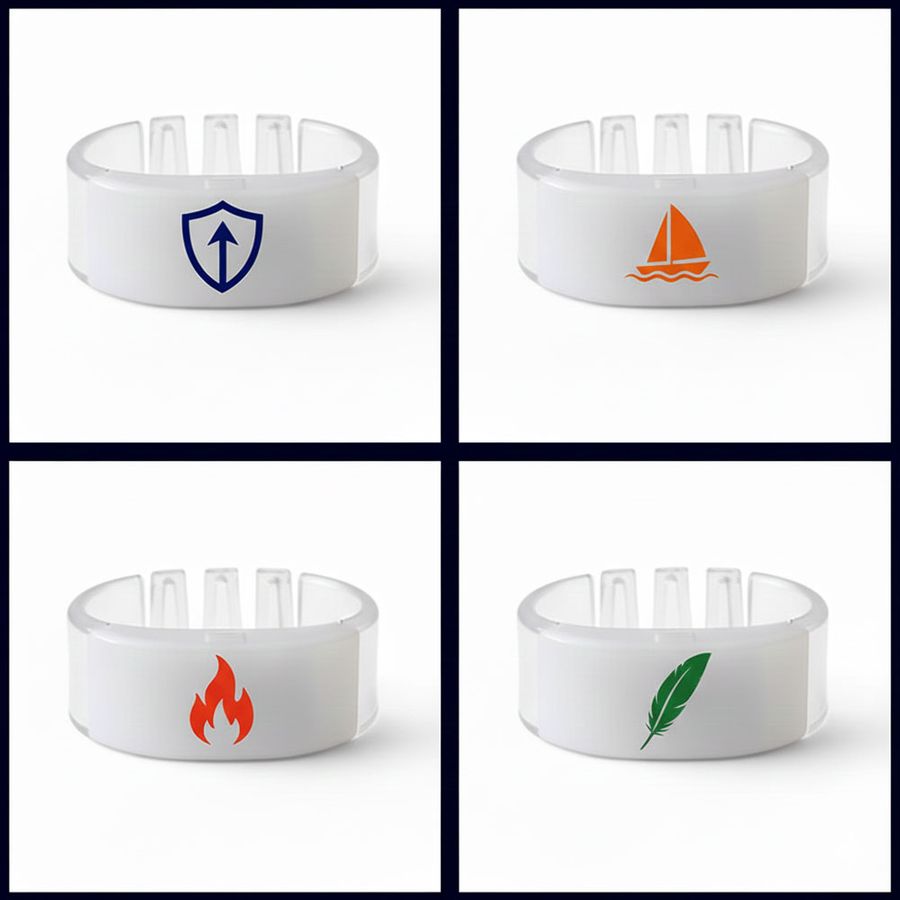 Glow Bangle Wristbands - Custom Patch