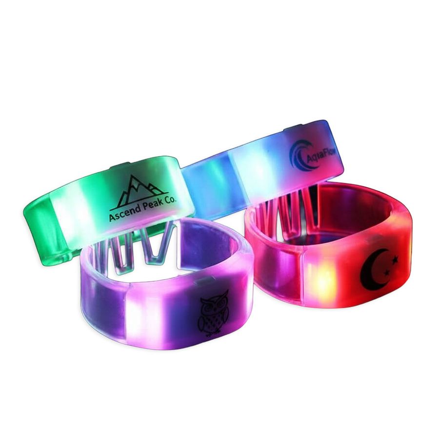 Glow Bangle Wristbands - Custom Patch