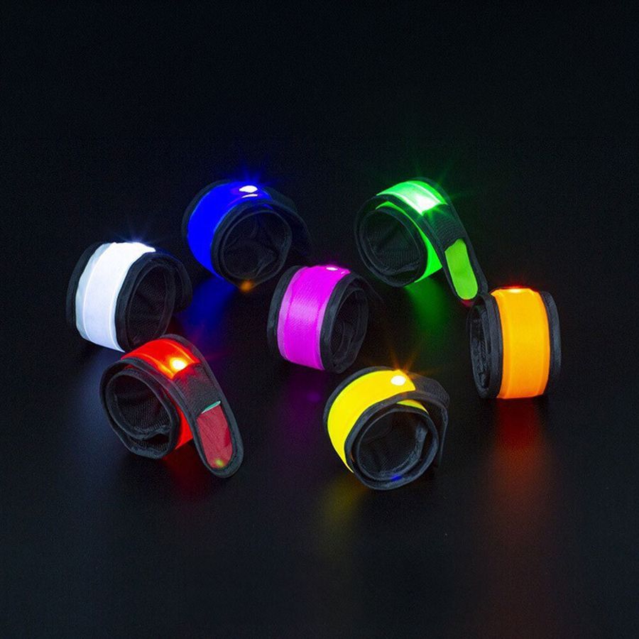 Light Up Slap Wristbands - Custom Patch