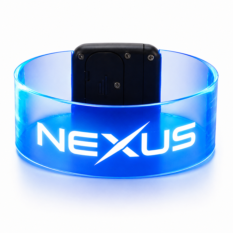 Light Up Magnetic Wristbands - Custom Patch