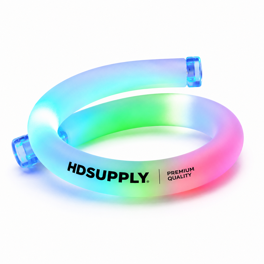Glow Tube Wristbands - Custom Patch