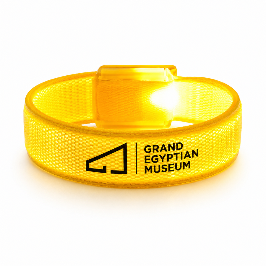 Glow Velcro Wristbands - Custom Patch