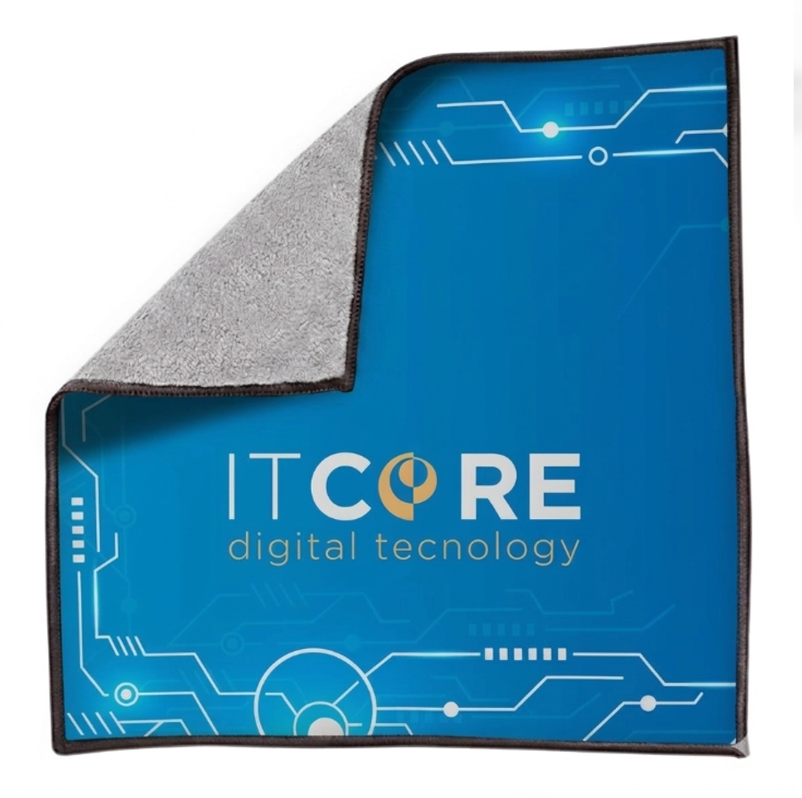 Ultra-Fine Fiber Cleaning Cloth - Custom Patch