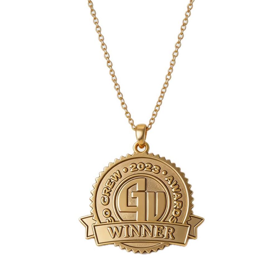 Die Struck Charm Necklaces - Custom Patch
