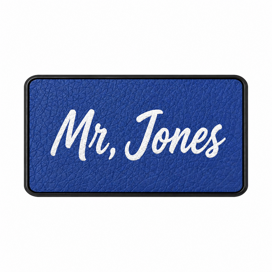 Leather Name Badges - Custom Patch
