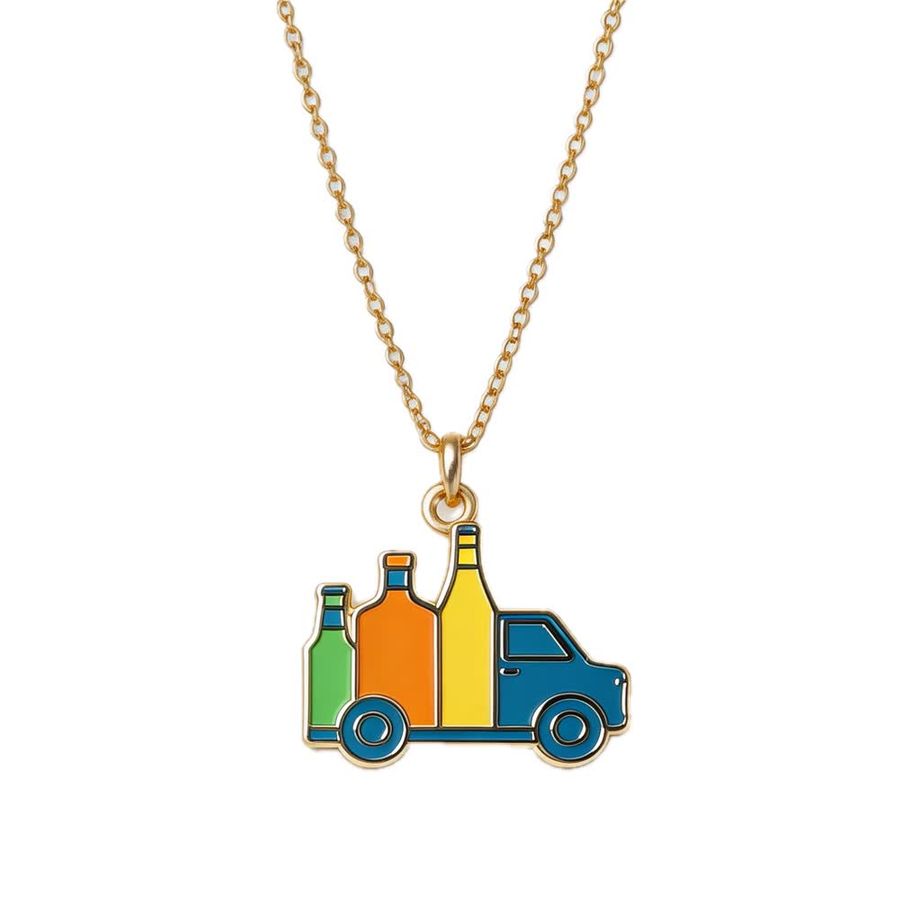 Hard Enamel Charm Necklaces - Custom Patch