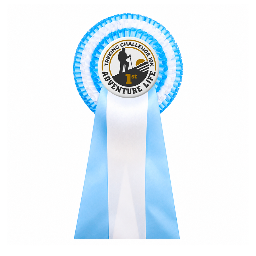 Giant Rosette Buttons - Custom Patch