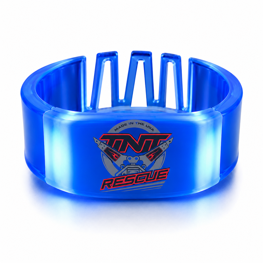 Glow Bangle Wristbands - Custom Patch
