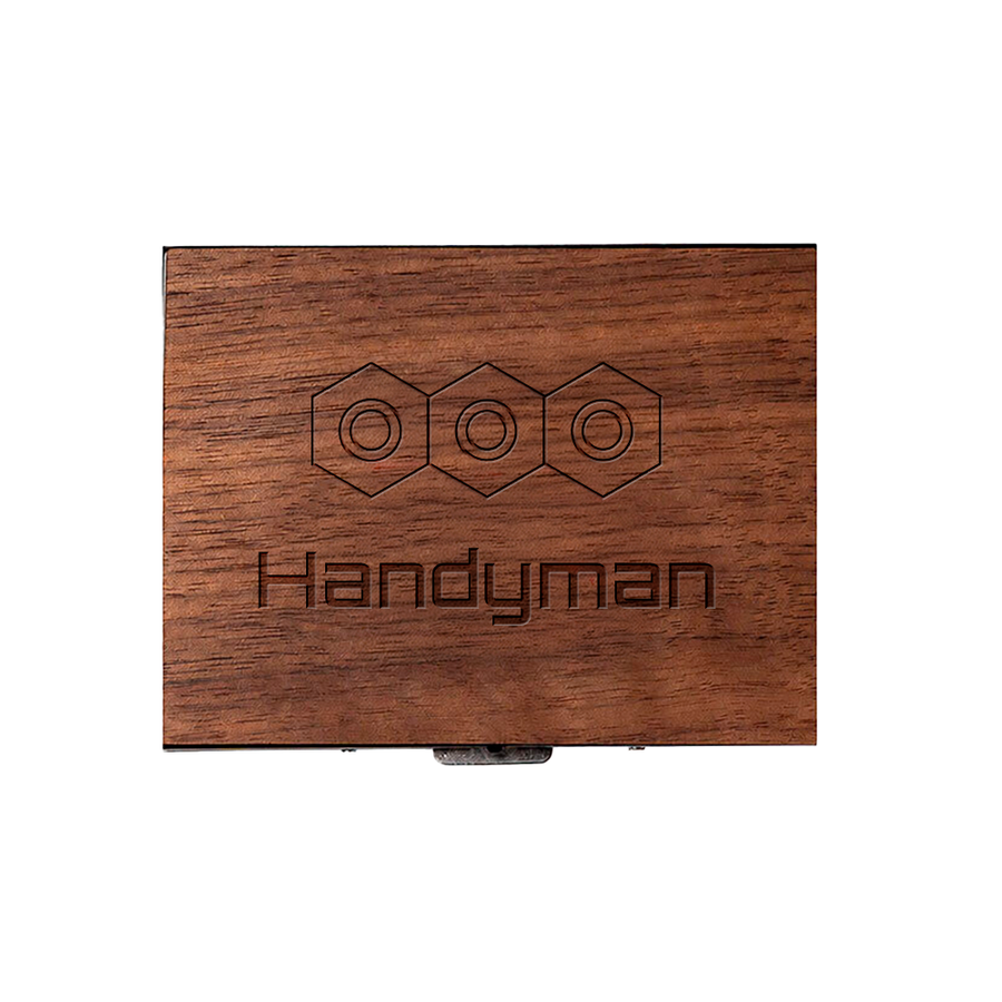 Metal Framed Wooden Cigarette Cases - Custom Patch