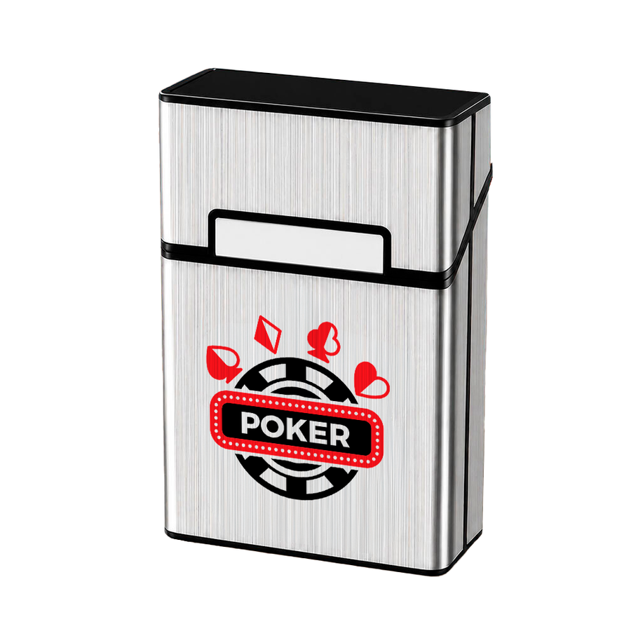 Metal Lid Cigarette Cigarette Cases - Custom Patch