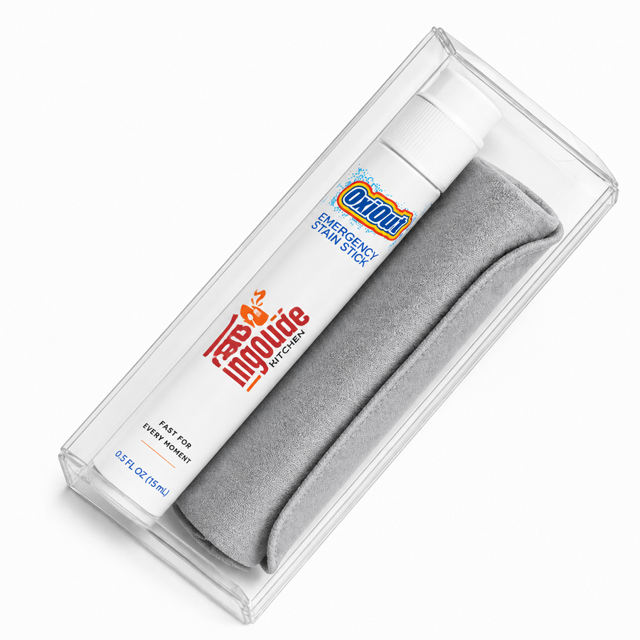 OxiOut Emergency Stain Stick Travel Kits with Premium Microfiber Cloths - Custom Patch