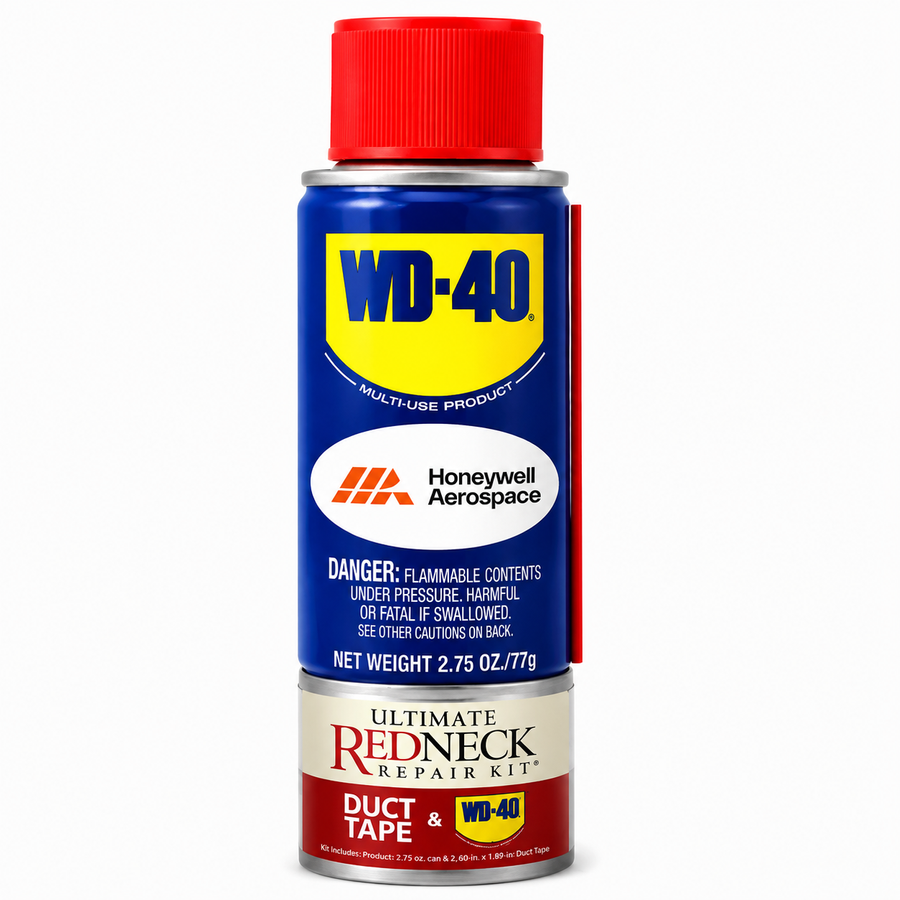 Ultimate Fix-All Kits, WD-40 2.75 oz Handy Cans and 6 yards of Duct Tapes - Custom Patch