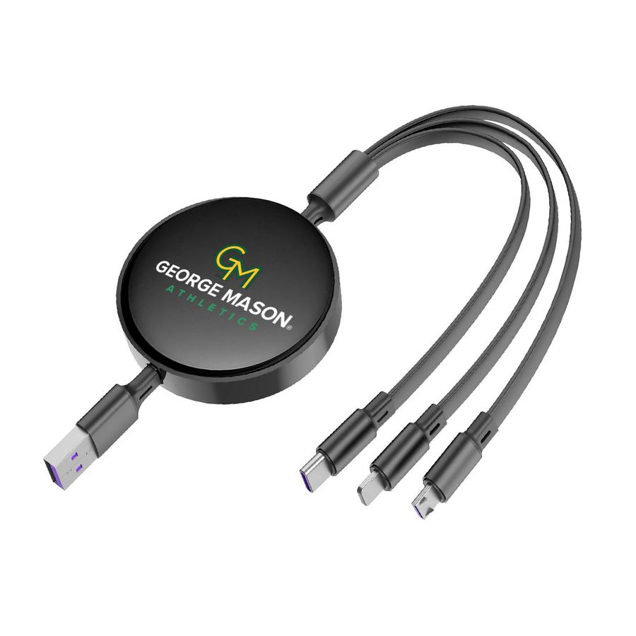 Soft Silicone 3-in-1 Charging Cables - Custom Patch