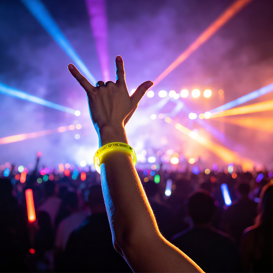 Custom Acrylic Glow Bracelets - Custom Patch