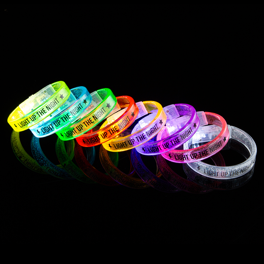 Custom Acrylic Glow Bracelets - Custom Patch