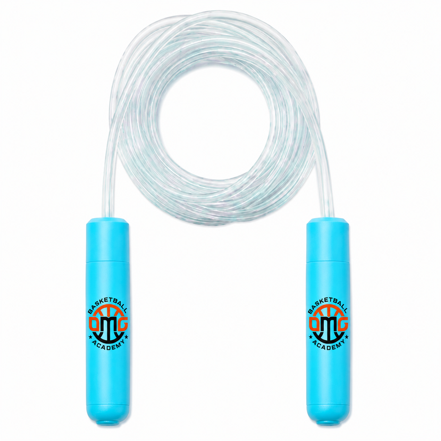 PVC Fiber Optic Light-Up Jump Ropes - Custom Patch