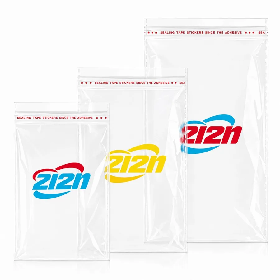 Resealable Clear Poly Bags - Custom Patch
