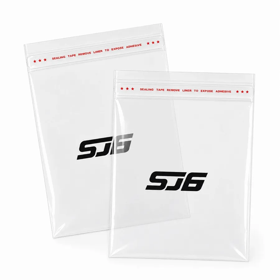 Resealable Clear Poly Bags - Custom Patch