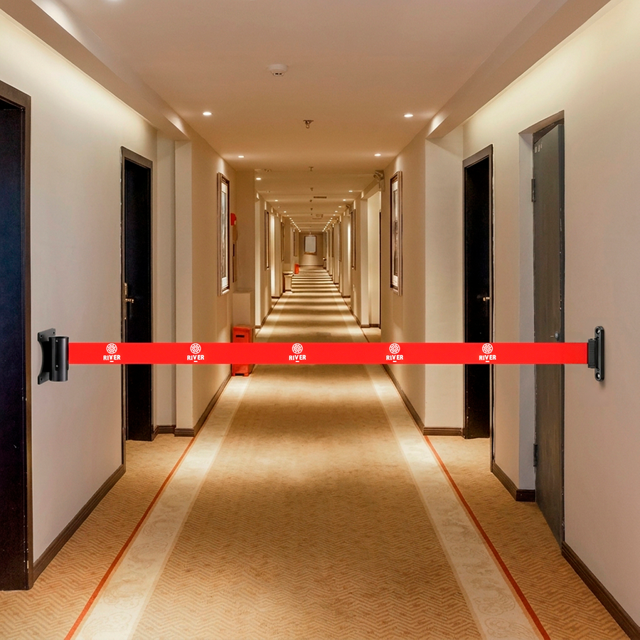 Wall Mount Retractable Belts - Custom Patch