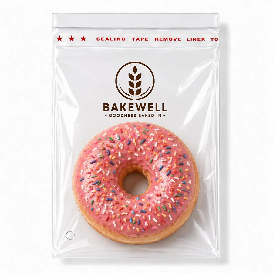 Resealable Clear Poly Bags - Custom Patch