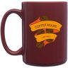 Smooth Ceramic Gloss Coffee Mug Maroon