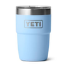 YETI Rambler 8 OZ Stackable Cup w/ MagSlider Lid - Laser Engraved Big Sky Blue