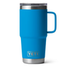YETI® Rambler 20 OZ Travel Mug w/ Stronghold Lid Big Wave Blue