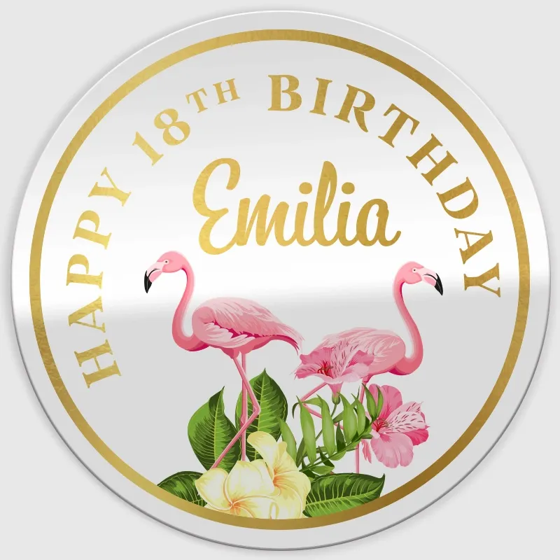 Metallic Sticker+UV Printed - Custom Patch