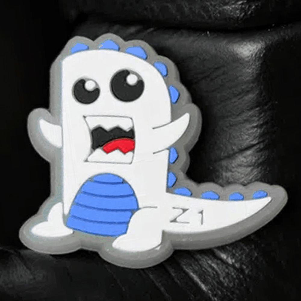 Blue Glow in the Dark - Custom Patch