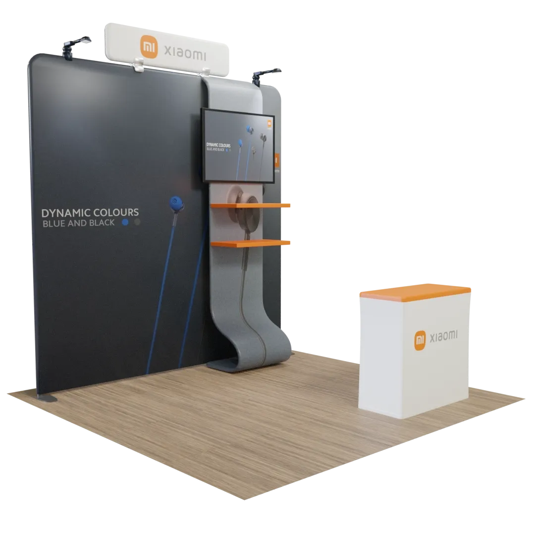 10' x 10' Straight  Media Display - Custom Patch