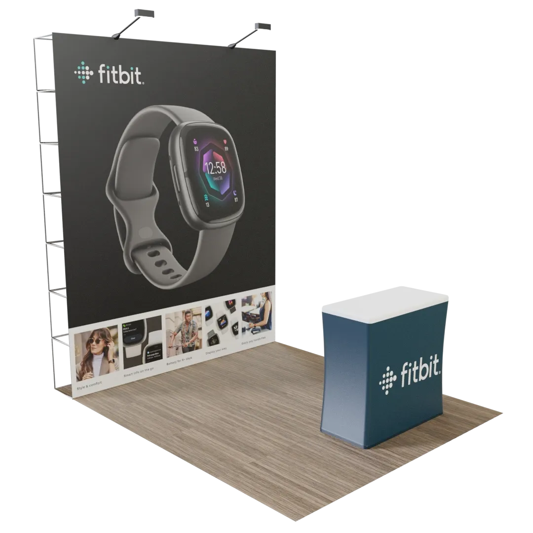 Custom Pop Up Trade Show Display 8' x 8' (ft) - Custom Patch